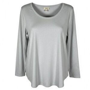 Style & Co Core Tee Shirt  XXL Women’s Top Light Grey NEW with Tags